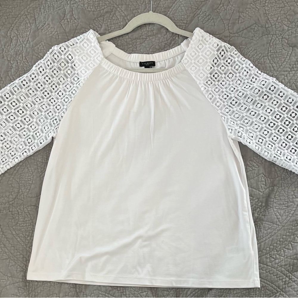 Women’s petite large knit top from Talbots.